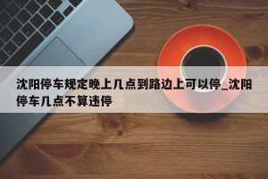 沈阳停车规定晚上几点到路边上可以停_沈阳停车几点不算违停